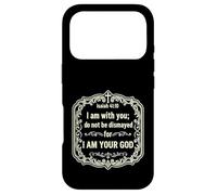 Custodia per iPhone 17 Pro Io sono con te, non essere costernato perché sono il tuo Dio Isaia 41