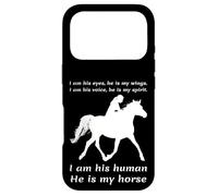 Custodia per iPhone 17 Pro Io sono i suoi occhi Lui è le mie ali Sono il suo umano Lui è il mio cavallo