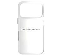 Custodia per iPhone 17 Pro Io sono il principe in nero caratteri