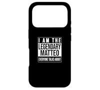 Custodia per iPhone 17 Pro Io sono la maglia leggendaria, idea regalo per Matteo