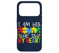 Custodia per iPhone 17 Pro Io sono la sua voce Lui è il mio cuore Puzzle Consapevolezza dell'autismo