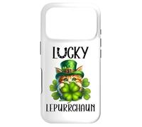 Custodia per iPhone 17 Pro Irish Cat St Patricks Funny Catricks Feline Lucky Shenanigan