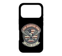 Custodia per iPhone 17 Pro Iron Sharpens Iron Christian Men Bible Scripture Gym Workout