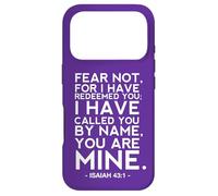 Custodia per iPhone 17 Pro Isaia 43 1 Non temere perché ti ho redento tu sei mio