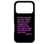 Custodia per iPhone 17 Pro Isaia aspetta che il Signore rinnovi la loro preghiera di forza