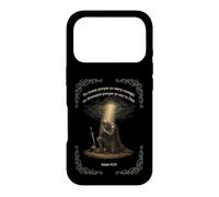 Custodia per iPhone 17 Pro Isaiah 4110 - Preghiera cristiana del cavaliere di fede, design