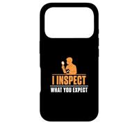 Custodia per iPhone 17 Pro Ispeziono cosa ti aspetti Tecnici di controllo qualità divertenti