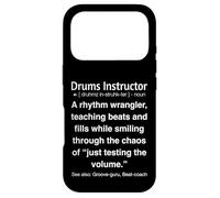 Custodia per iPhone 17 Pro Istruttore di batteria divertente