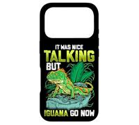 Custodia per iPhone 17 Pro It Was Nice Talking but Iguana Go Now Iguana Funny Pun