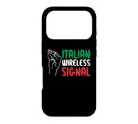 Custodia per iPhone 17 Pro Italian Wireless Signal Connessione A Internet Gesto Manuale