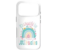 Custodia per iPhone 17 Pro It's a Beautiful Day to Believe in Miracles Inspirational