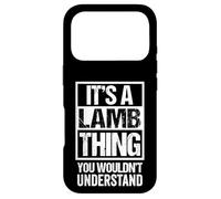 Custodia per iPhone 17 Pro It's A Lamb Thing You Wouldn't Understand Surname Name