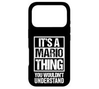 Custodia per iPhone 17 Pro It's A Mario Thing You Wouldn't Understand First Name