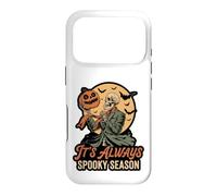 Custodia per iPhone 17 Pro It's Always Spooky Season Skeleton Jack O Lantern Graphic