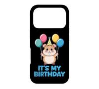 Custodia per iPhone 17 Pro It's My Birthday Kawaii Hamster