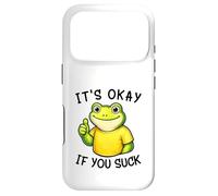 Custodia per iPhone 17 Pro It's Okay If You Suck Funny Silly Frog Meme Sarcastic Humor