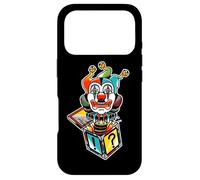 Custodia per iPhone 17 Pro Jack in the Box Clown Jester Spooky Creepy