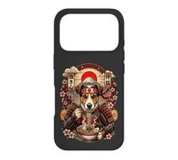 Custodia per iPhone 17 Pro Jack Russel Terrier Ramen Kawaii Giappone Samurai Grafica Cane