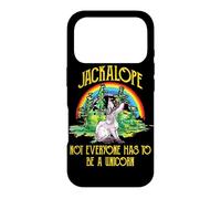 Custodia per iPhone 17 Pro Jackalope Not Everyone Has To Be A Unicorn Rainbow Camping