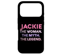 Custodia per iPhone 17 Pro Jackie The Woman The Myth Legend Nome Personalizzato Donne