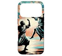 Custodia per iPhone 17 Pro Jacob Wrestling The Angel Empowering Inspiring Bibbia Scena