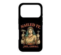Custodia per iPhone 17 Pro Jael Nailed It Funny Bible Story Vintage