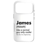 Custodia per iPhone 17 Pro James Like A Normal Guy Only Cooler Legend King Nome