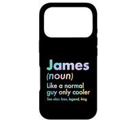 Custodia per iPhone 17 Pro James Like A Normal Guy Only Cooler Legend King Nome