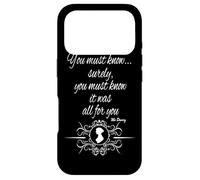 Custodia per iPhone 17 Pro Jane Austen Mr. Darcy Citazioni Orgoglio e pregiudizio Letterario