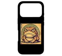 Custodia per iPhone 17 Pro Japanese Grumpy Frog Design - Vintage Ukiyo-e Style Art