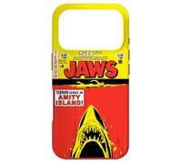 Custodia per iPhone 17 Pro Jaws 50th Anniversary Poster Comic Book Style Front & Back