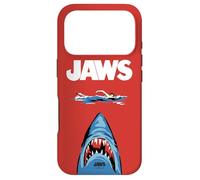 Custodia per iPhone 17 Pro Jaws 50th Anniversary Poster Red Bite Front & Back