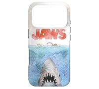 Custodia per iPhone 17 Pro Jaws 50th Anniversary Poster Watercolor Style Dual Sided