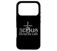 Custodia per iPhone 17 Pro Jesus Christ Saved My Life Gift For Women Men