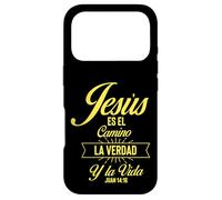 Custodia per iPhone 17 Pro Jesus Es el Camino La Verdad Y La Vida Juan 14:16 Donne Uomini
