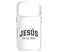 Custodia per iPhone 17 Pro Jesus Es El Re'y Cristiana Fe Religiosa Regalo