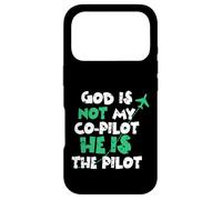 Custodia per iPhone 17 Pro Jesus God is The Pilot Aviation Christian Faith