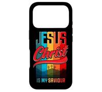 Custodia per iPhone 17 Pro Jesus is my Savior King Christian Verse For Men Women