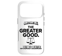 Custodia per iPhone 17 Pro John Stuart Mill The Greater Good ... Definire Maggiore