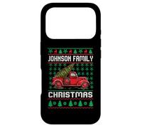Custodia per iPhone 17 Pro Johnson Family Ugly Christmas Sweater Red Truck Funny Xmas
