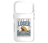 Custodia per iPhone 17 Pro Jonah and the Whale Funny Christian Bible Story God