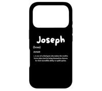 Custodia per iPhone 17 Pro Joseph Definition Personalized Name Custom Costume For Joes
