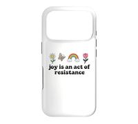 Custodia per iPhone 17 Pro Joy is an Act of Resistance Rainbow Pride Month Human Rights