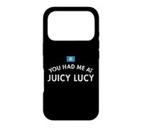 Custodia per iPhone 17 Pro Jucy Juicy Lucy Cheeseburger Minneapolis Bar Cibo