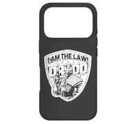 Custodia per iPhone 17 Pro Judge Dredd I Am The Law! Comic Badge 2000 d.C