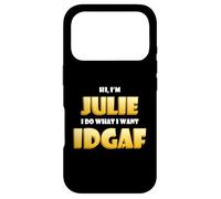 Custodia per iPhone 17 Pro Julie Joke IDGAF Meme Funny Halloween Costume For Julies
