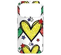 Custodia per iPhone 17 Pro Juneteenth Graphic For Black Women Red Yellow Green Heart