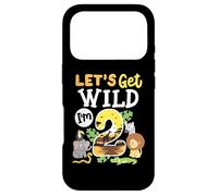 Custodia per iPhone 17 Pro Jungle Safari Let's Get Wild 2 ° compleanno Zoo 2 Anni Bambino