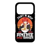 Custodia per iPhone 17 Pro Just A Boy Who Loves Anime E Ramen giapponese Noodle Bowl