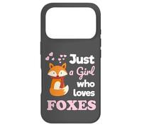 Custodia per iPhone 17 Pro Just a Girl Who Loves Foxes Girls Fox